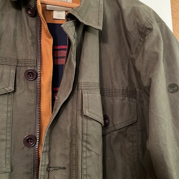 Timberland waxed canvas field - ranch jacket - VINTAGE size M - Picture 3 of 6